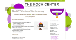 Desktop Screenshot of kochdbt.com