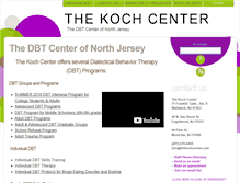 Tablet Screenshot of kochdbt.com